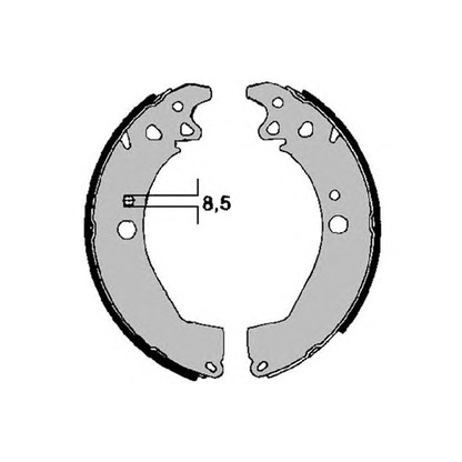 Photo Brake Shoe Set RAICAM RA24760