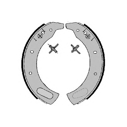 Photo Brake Shoe Set RAICAM RA26100