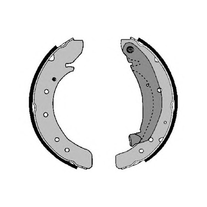 Photo Brake Shoe Set RAICAM RA27280