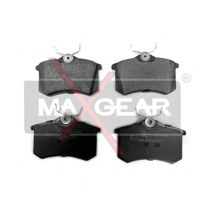 Photo Brake Pad Set, disc brake MAXGEAR 190429