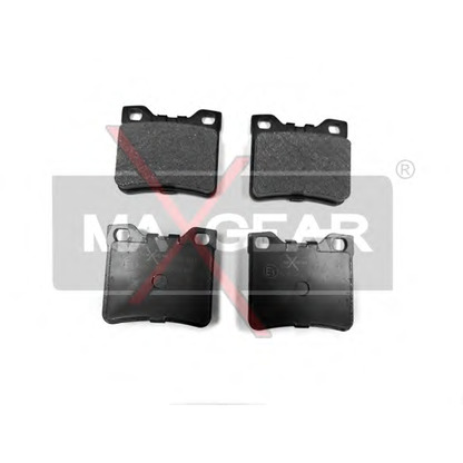 Photo Brake Pad Set, disc brake MAXGEAR 190413