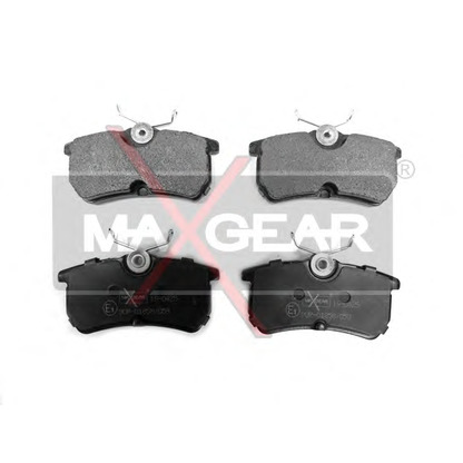 Photo Brake Pad Set, disc brake MAXGEAR 190425