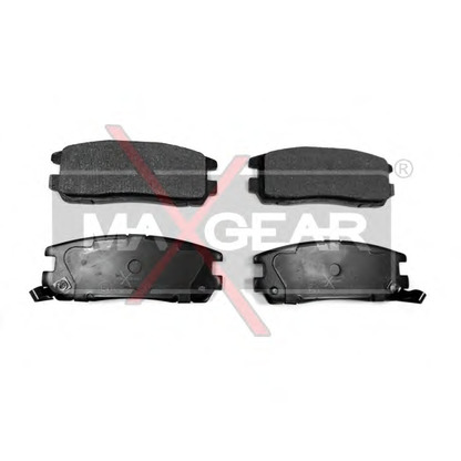 Photo Brake Pad Set, disc brake MAXGEAR 190483
