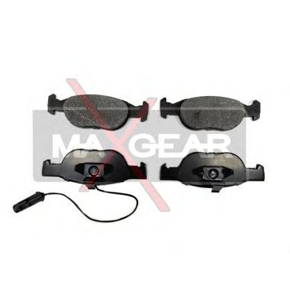 Photo Brake Pad Set, disc brake MAXGEAR 190626