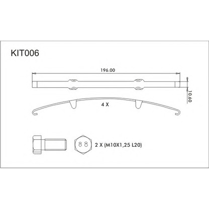 Foto Kit pastiglie freno, Freno a disco FRAS-LE PD160K06_CVADVANCED