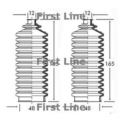 Фото Комплект пылника, рулевое управление FIRST LINE FSG3020