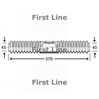 Фото Комплект пылника, рулевое управление FIRST LINE FSG3216