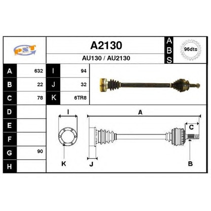 Foto Albero motore/Semiasse SNRA A2130