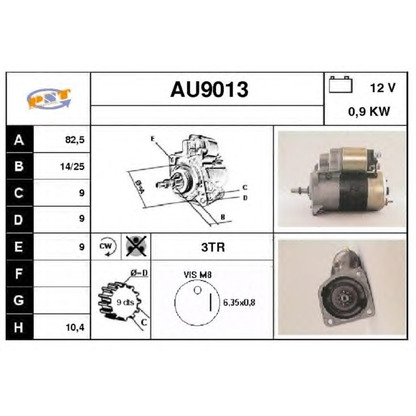 Foto Motor de arranque SNRA AU9013