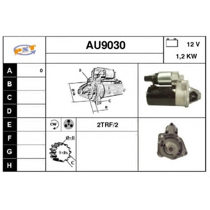 Foto Motor de arranque SNRA AU9030