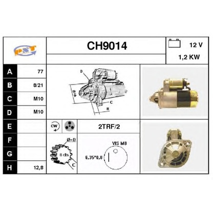 Foto Motor de arranque SNRA CH9014