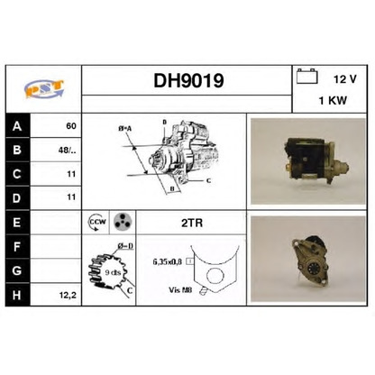 Photo Démarreur SNRA DH9019