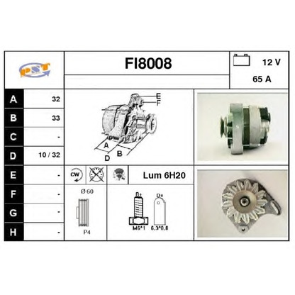 Foto Alternatore SNRA FI8008