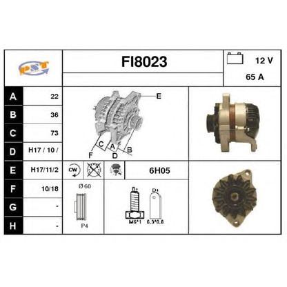 Foto Alternatore SNRA FI8023