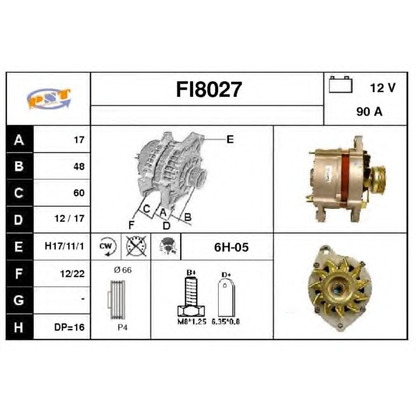 Photo Alternator SNRA FI8027