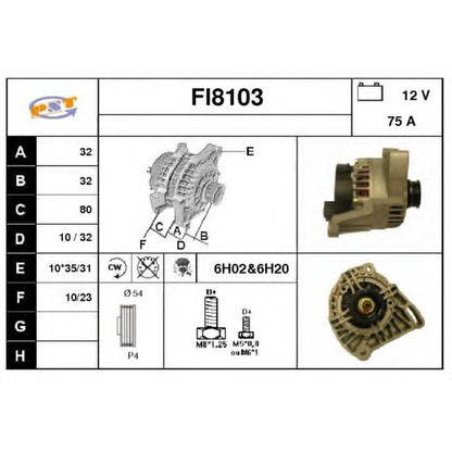 Photo Alternator SNRA FI8103