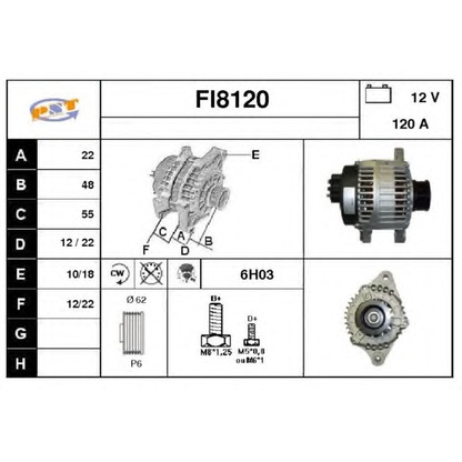 Photo Alternator SNRA FI8120