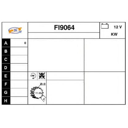 Foto Motorino d'avviamento SNRA FI9064