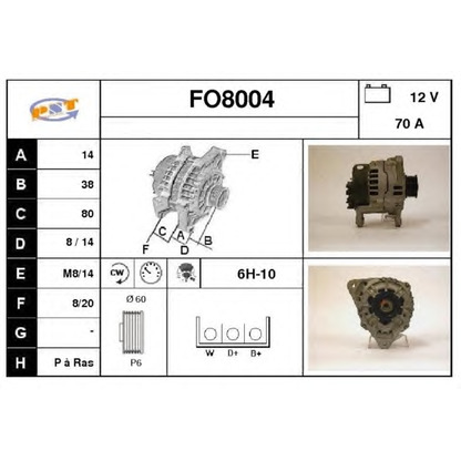 Photo Alternator SNRA FO8004