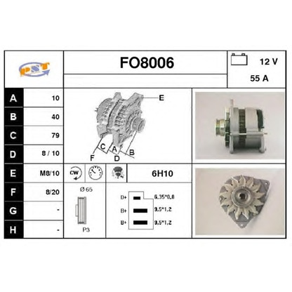 Photo Alternator SNRA FO8006