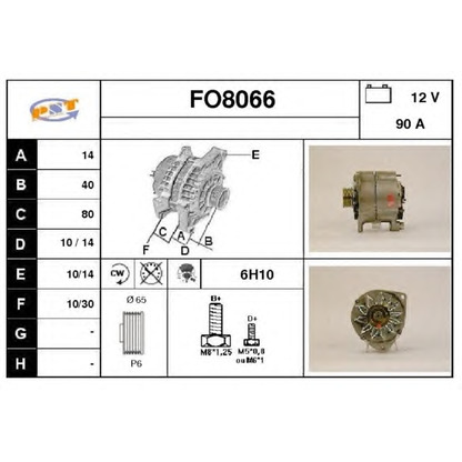 Photo Alternator SNRA FO8066