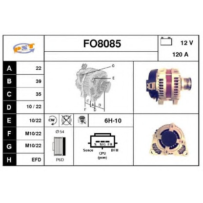 Foto Alternatore SNRA FO8085