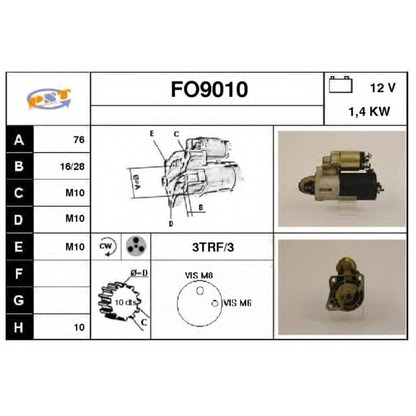 Foto Motorino d'avviamento SNRA FO9010