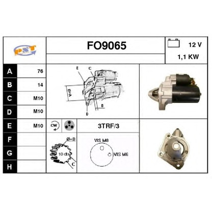 Foto Motorino d'avviamento SNRA FO9065