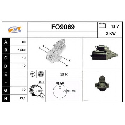 Foto Motorino d'avviamento SNRA FO9069