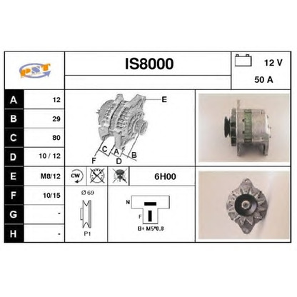 Foto Alternatore SNRA IS8000