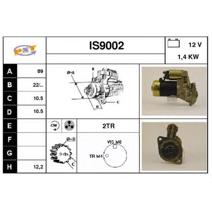 Foto Motorino d'avviamento SNRA IS9002