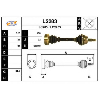 Foto Albero motore/Semiasse SNRA L2283