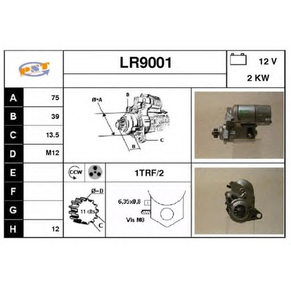 Фото Стартер SNRA LR9001