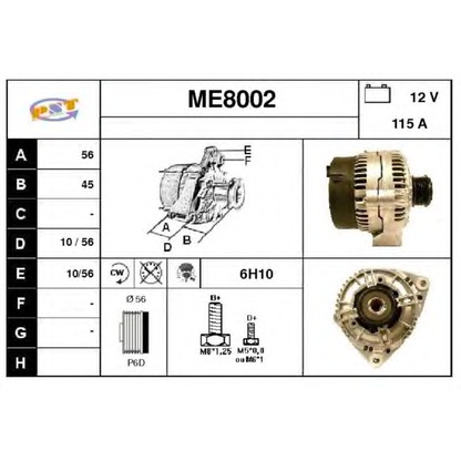 Foto Alternatore SNRA ME8002