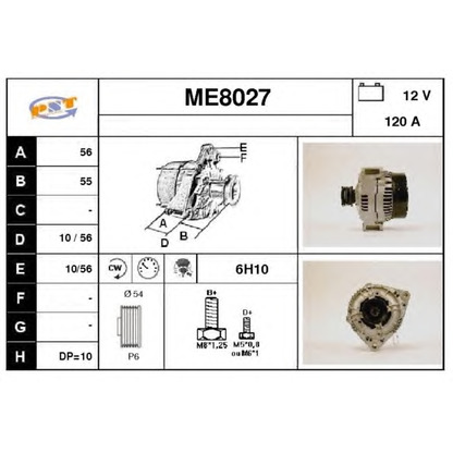 Foto Alternador SNRA ME8027