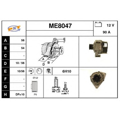 Photo Alternator SNRA ME8047