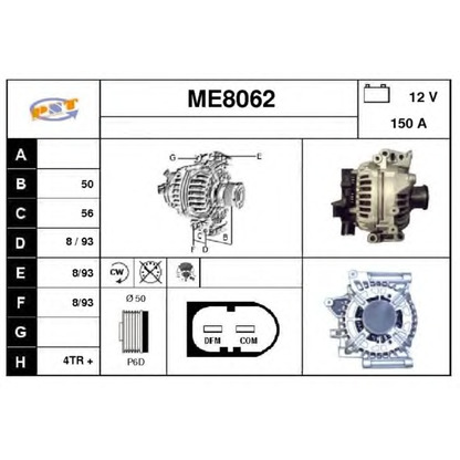 Zdjęcie Alternator SNRA ME8062