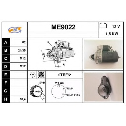 Foto Motor de arranque SNRA ME9022