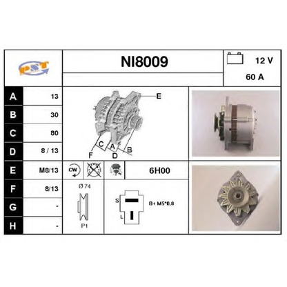 Photo Alternator SNRA NI8009