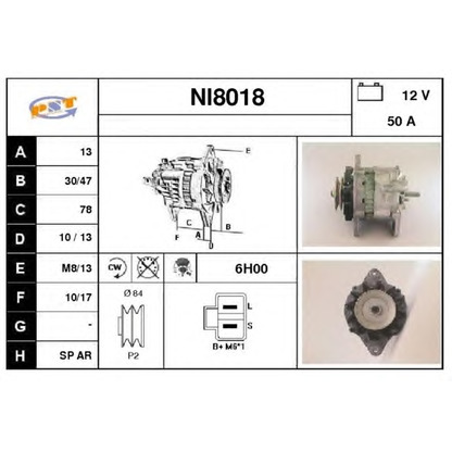 Photo Alternator SNRA NI8018