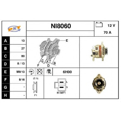 Foto Alternatore SNRA NI8060