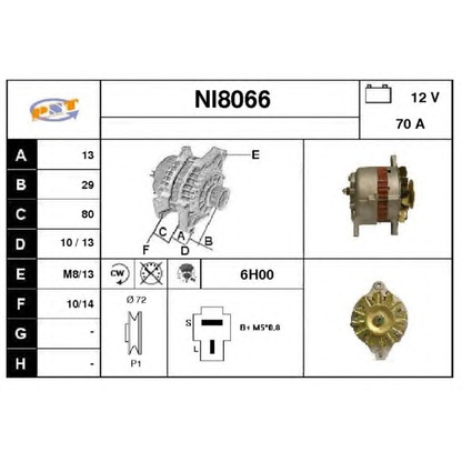 Photo Alternator SNRA NI8066