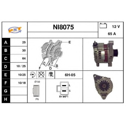 Zdjęcie Alternator SNRA NI8075