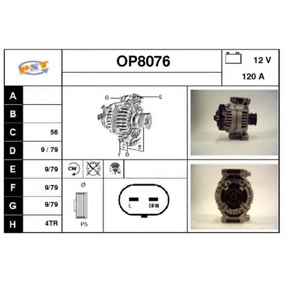 Photo Alternator SNRA OP8076