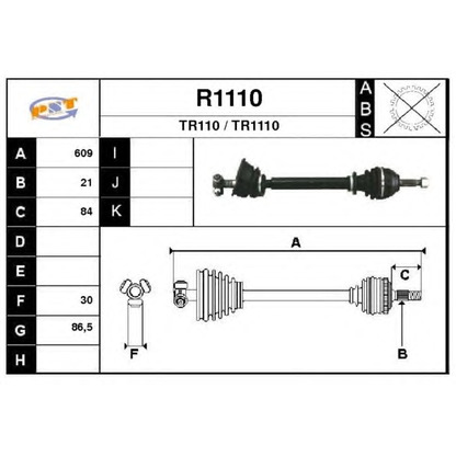 Foto Árbol de transmisión SNRA R1110