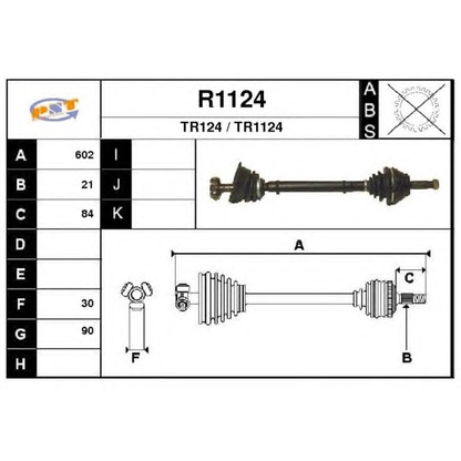 Foto Árbol de transmisión SNRA R1124