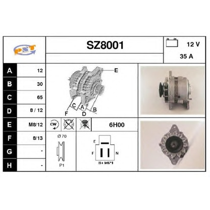 Photo Alternator SNRA SZ8001