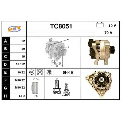 Photo Alternateur SNRA TC8051