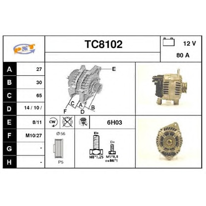 Photo Alternator SNRA TC8102