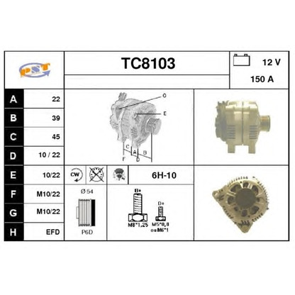 Photo Alternator SNRA TC8103